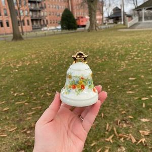Antique 1922 Lefton China Hand Painted ‘Spring Flowers’ Bell